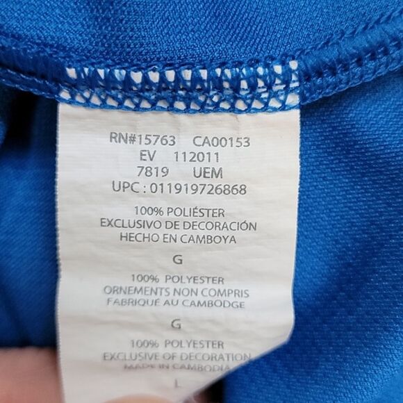 New Champion Double Dry V-Neck Tshirt Blue - Picture 6 of 6